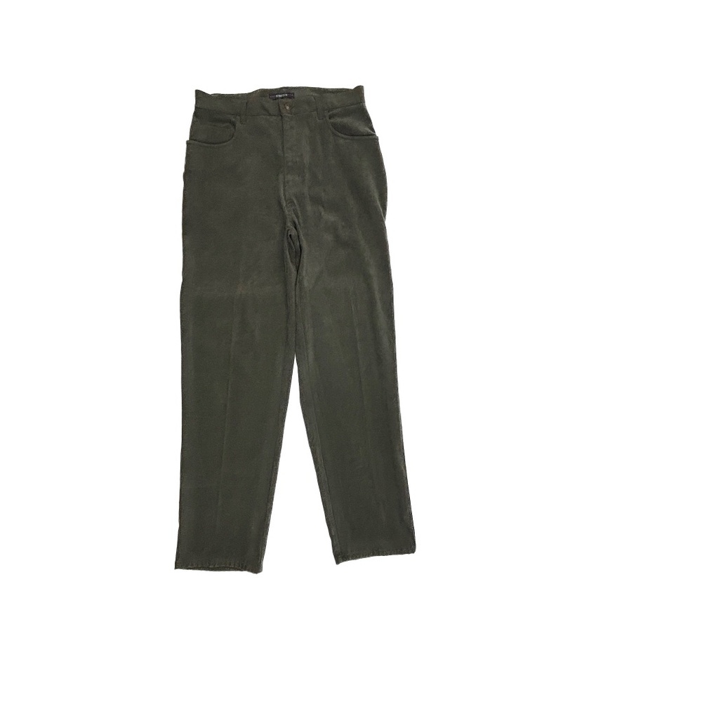 Bill Blass Super Soft Straight Leg Women's size 10 Dark Green pants